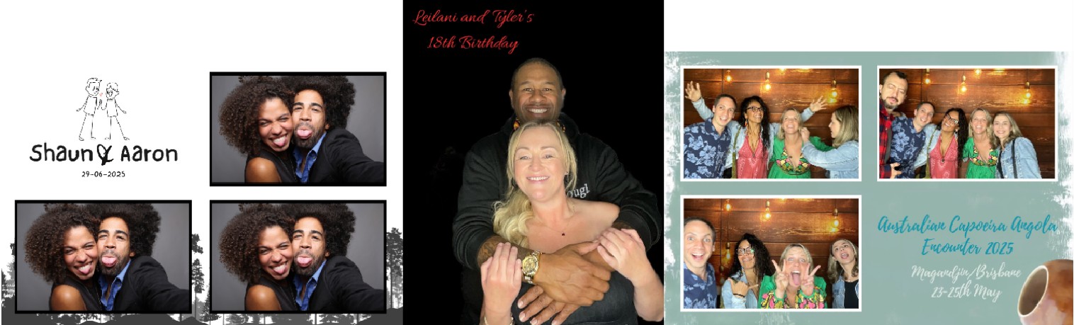 Brisbane Photo Booth Strips