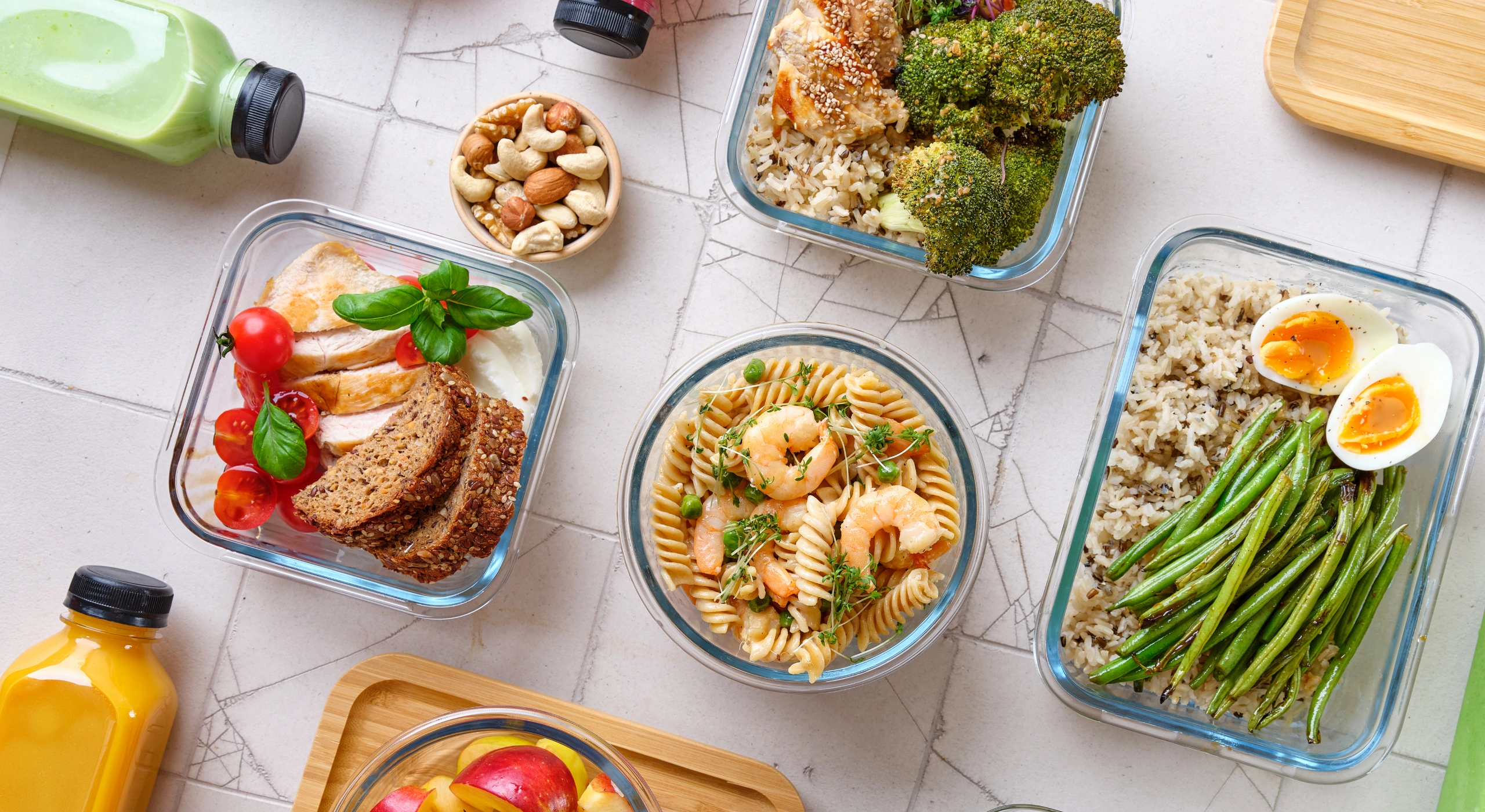 Health conscious meal prep service