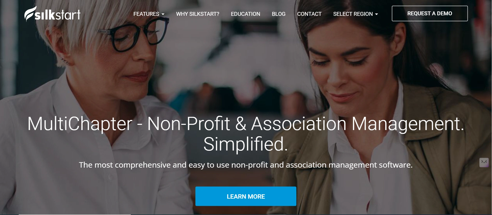 landing Page Of SilkStart