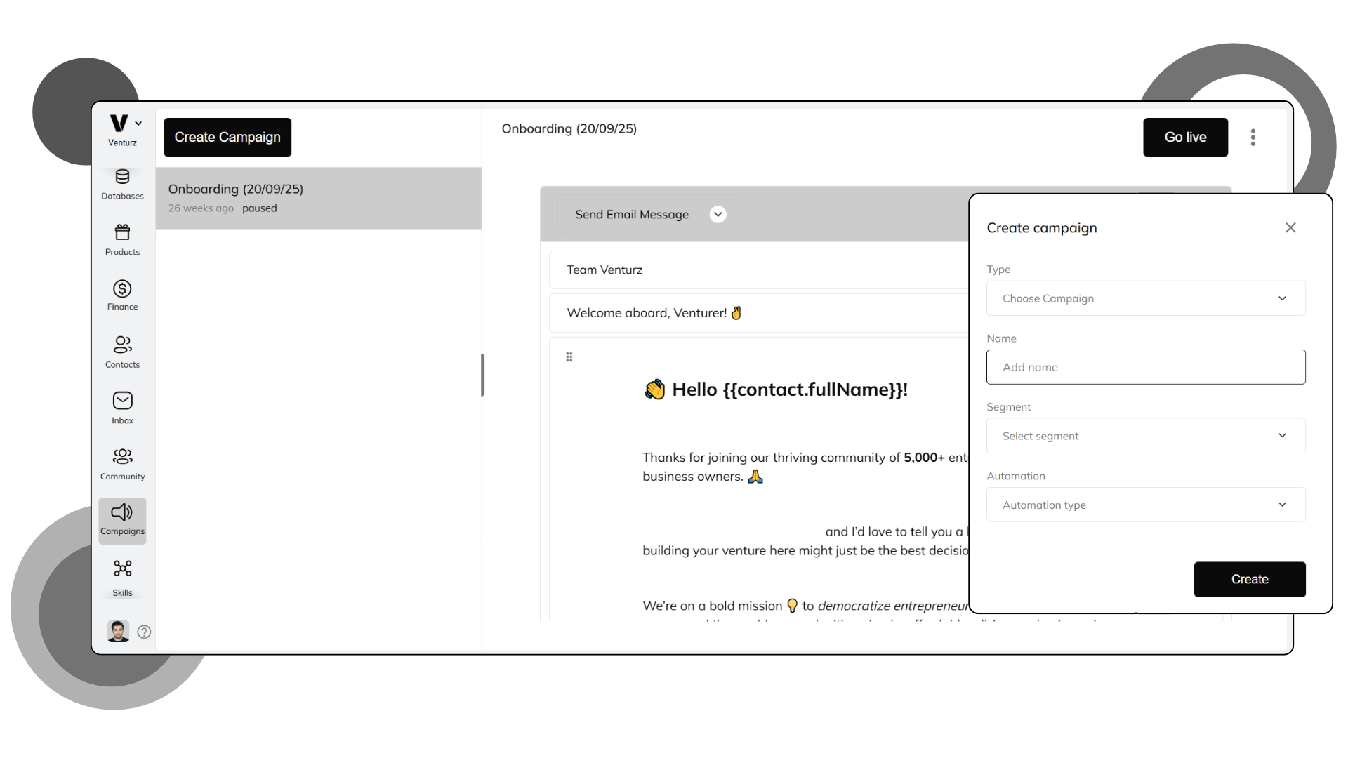 Venturz Email Management Software