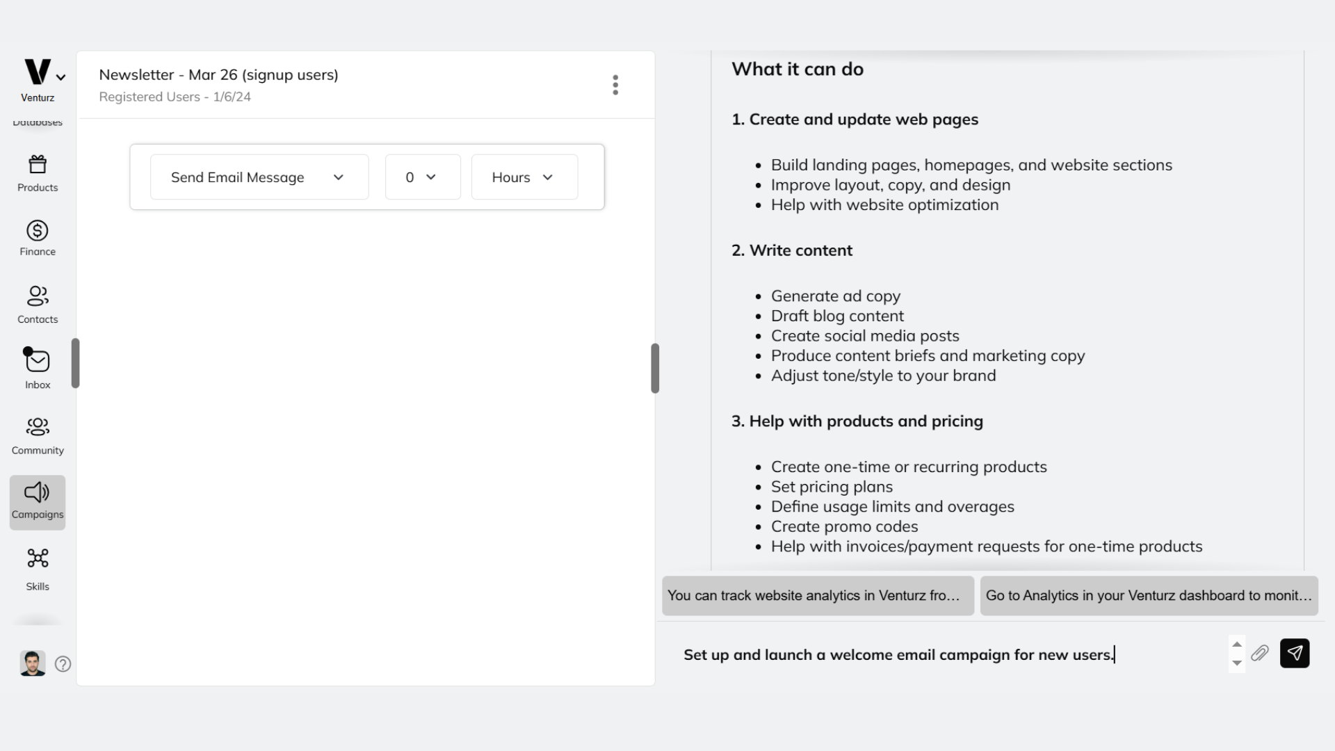 An image showing AI-Powered Sales Assistant at Your Service on venturz