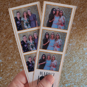 Couple using a Magazine Photo Booth in Brisbane